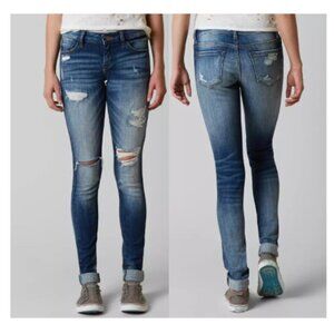 KANCAN Skinny Stretch Jeans Ripped Distressed 24 Women vbk1257r Stretch Denim